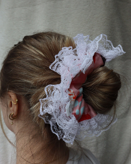 Duo Martini Scrunchie - Blush